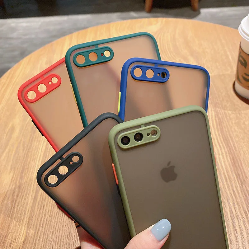 Роскошные матовые прозрачные чехлы для телефонов iPhone 8 7 6 6S Plus SE 2020 11 Pro XS Max X XR