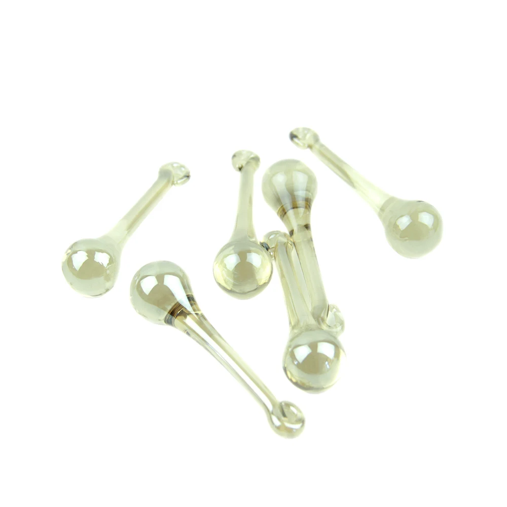 20x80 мм 56 шт. Коньяк Кристалл плоский свет канделябра Стекло люстр запасные части