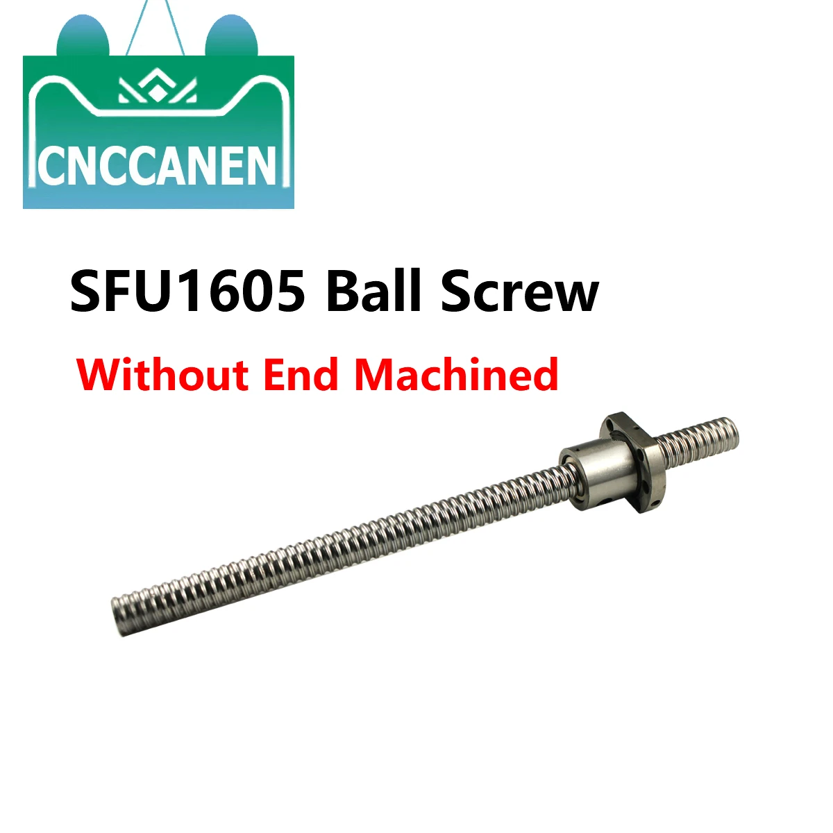 

Шариковый винт SFU1605 150 200 250 мм 300 350 400 450 500 550 мм RM1605, рулонный шариковый винт C7 без концевой обработки и шариковая гайка, деталь для ЧПУ