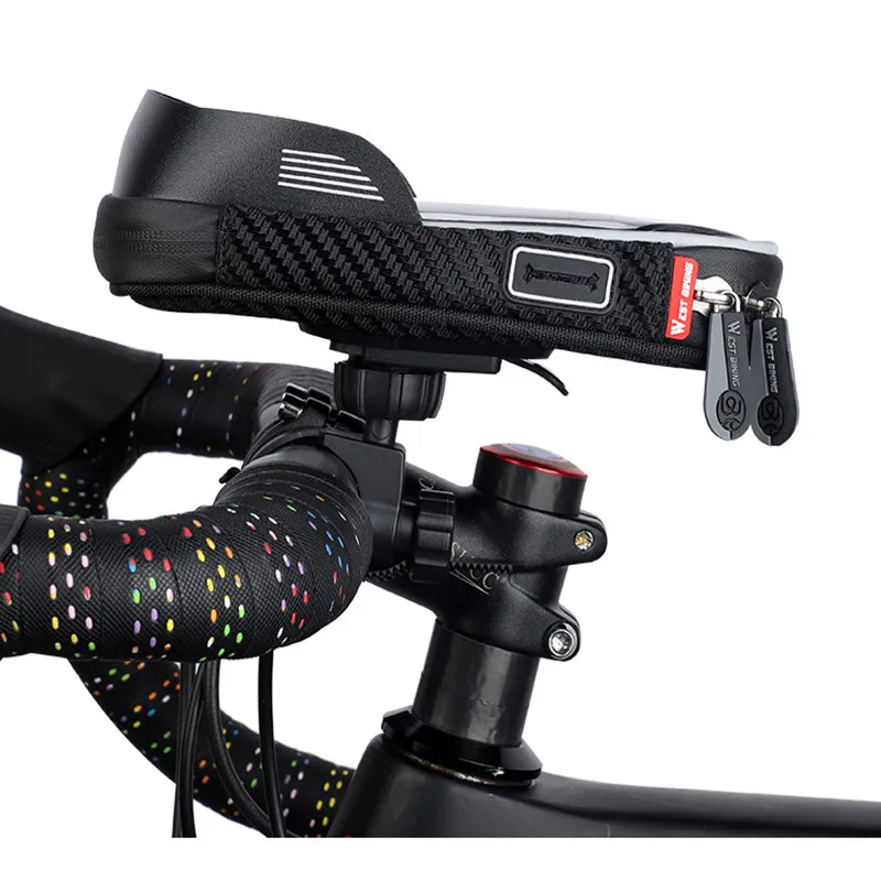 

Bicycle Mobile Phone Bracket Bag Touch Screen Anti-light Bag Bicycle Bag Cycling Bag Front Bag Navigation Rack Cycling Equipment