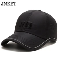 jnket new men womens breathable baseball cap quick drying baseball hat snapbacks hats outdoor sport cap gorras