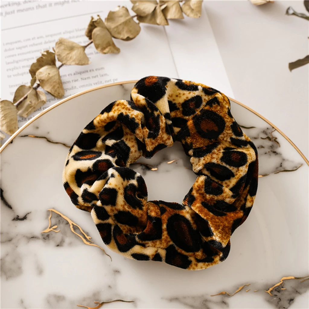 

13Pc Fashion Leopard Pattern Hair Band Scrunchie Hair Ties Hair Accessories