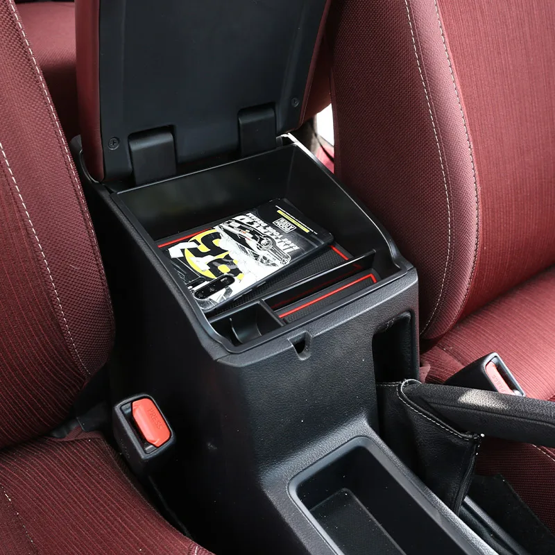 for toyota hilux 2015 2020 toyota innova 2015 abs car central control armrest box storage box mobile phone tray car accessories free global shipping