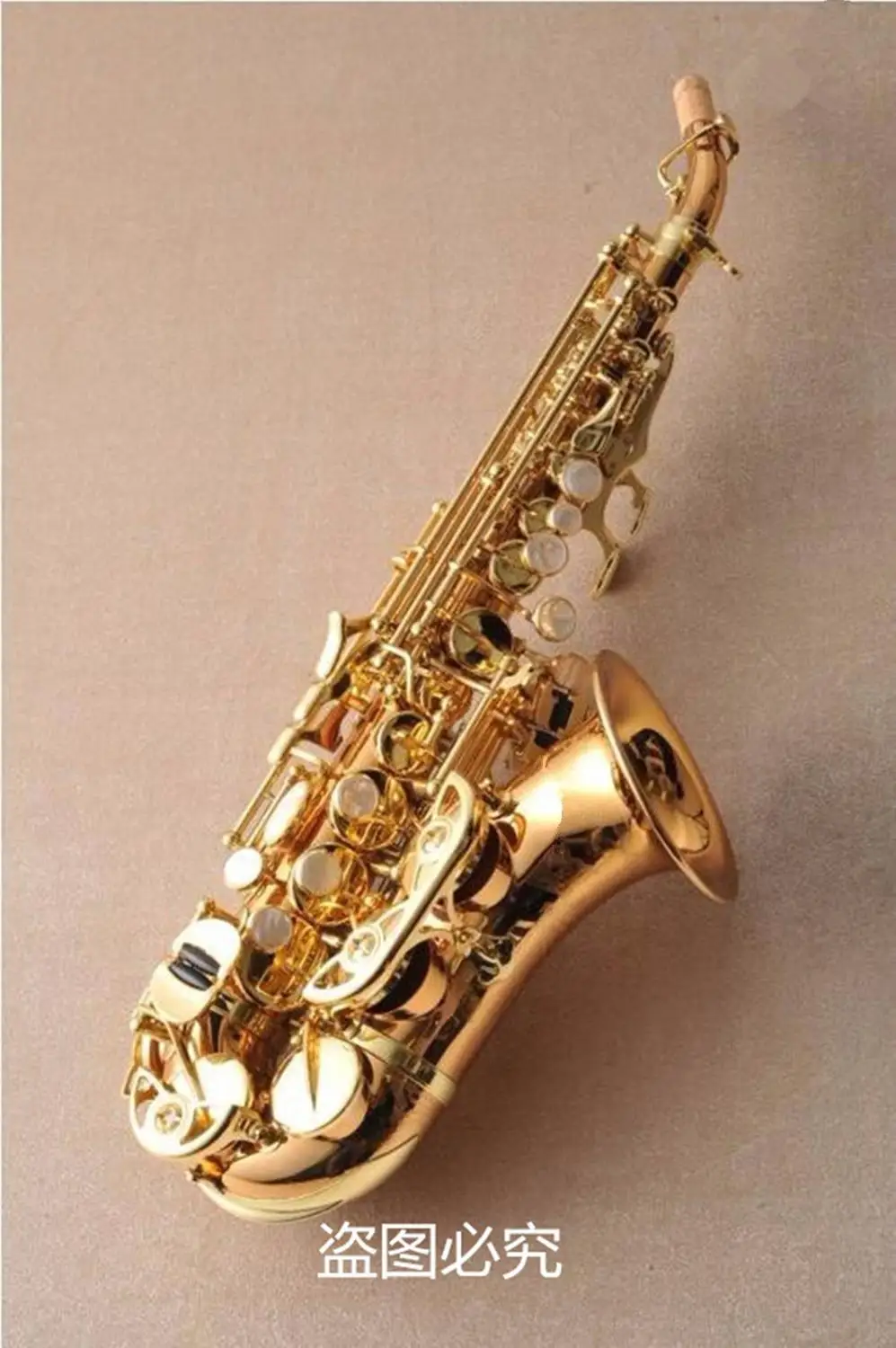Beste Nieuwe Collectie Gebogen Sopraan Professionele Niveau Sopraansaxofoon S-992 Bb Muziekinstrument Sax Met Case