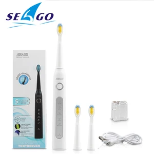 Щетка Зубная аккумуляторная Seago, 5 режимов работы, USB