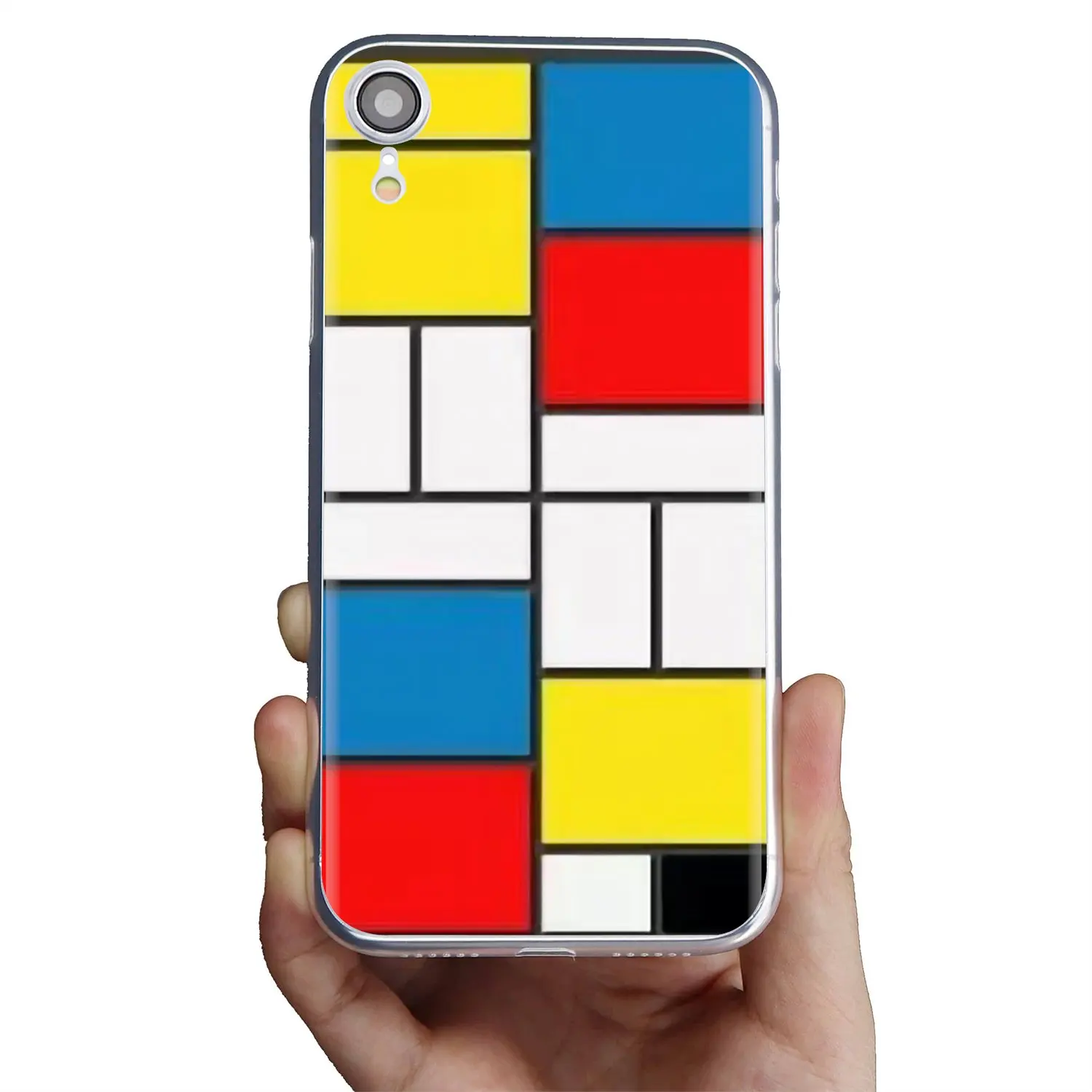 Оригинальный силиконовый чехол mondrian art Для Xiaomi Mi A1 A2 A3 5X 6X 8 9 9t Lite SE Pro Max Mix 1 2 3 2S |