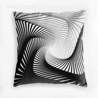 diy geometric marble mens zipper cushion cover polyester pillowcase home decoration cushion cover for sofa in living room
