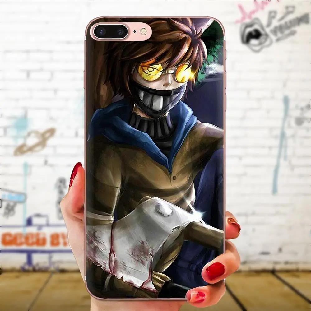 Soft TPU Screen Protector Anime Ticci Toby For Galaxy J1 J2 J3 J330 J4 J5 J6 J7 J730 J8 2015 2016 2017 2018 mini Pro | Мобильные