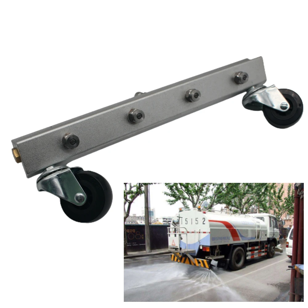 

Road Washing Cleaning Machine Spray Nozzles Aluminum Alloy Silver 90 ~ 280bar 60C / 140 F High Pressure Washer Water Broom
