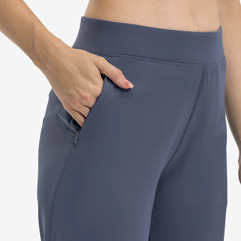 

Легкие женские тренировочные брюки Nepoagym Vision 28 дюймов, повседневные зауженные штаны, джоггеры с карманами на молнии для бега, тренировочные ...