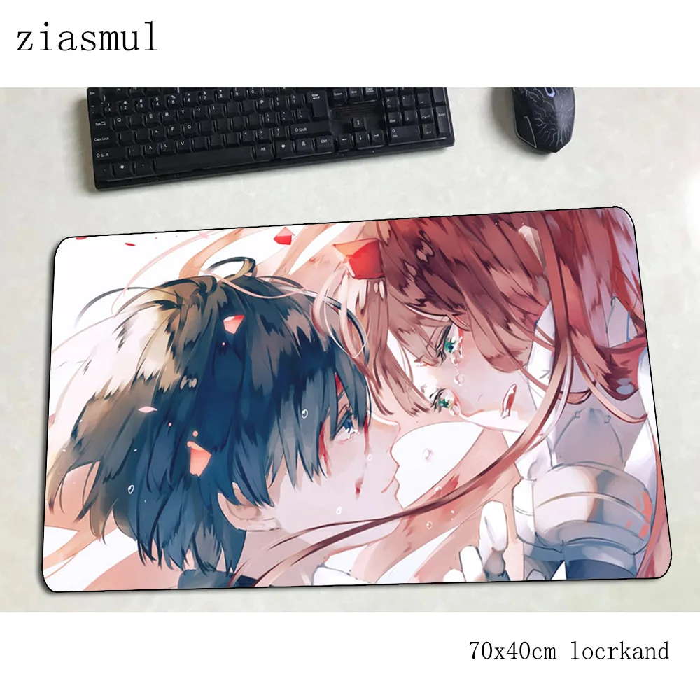 Darling в franxx коврик для игровой мыши толщиной 70x40 см Коврик Киберспорт ноутбук