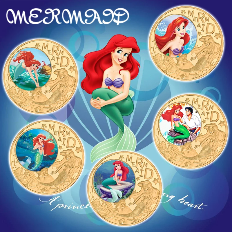 

Classic American movie characters Gold Planted coin With Quality Gift Box Git for Girl