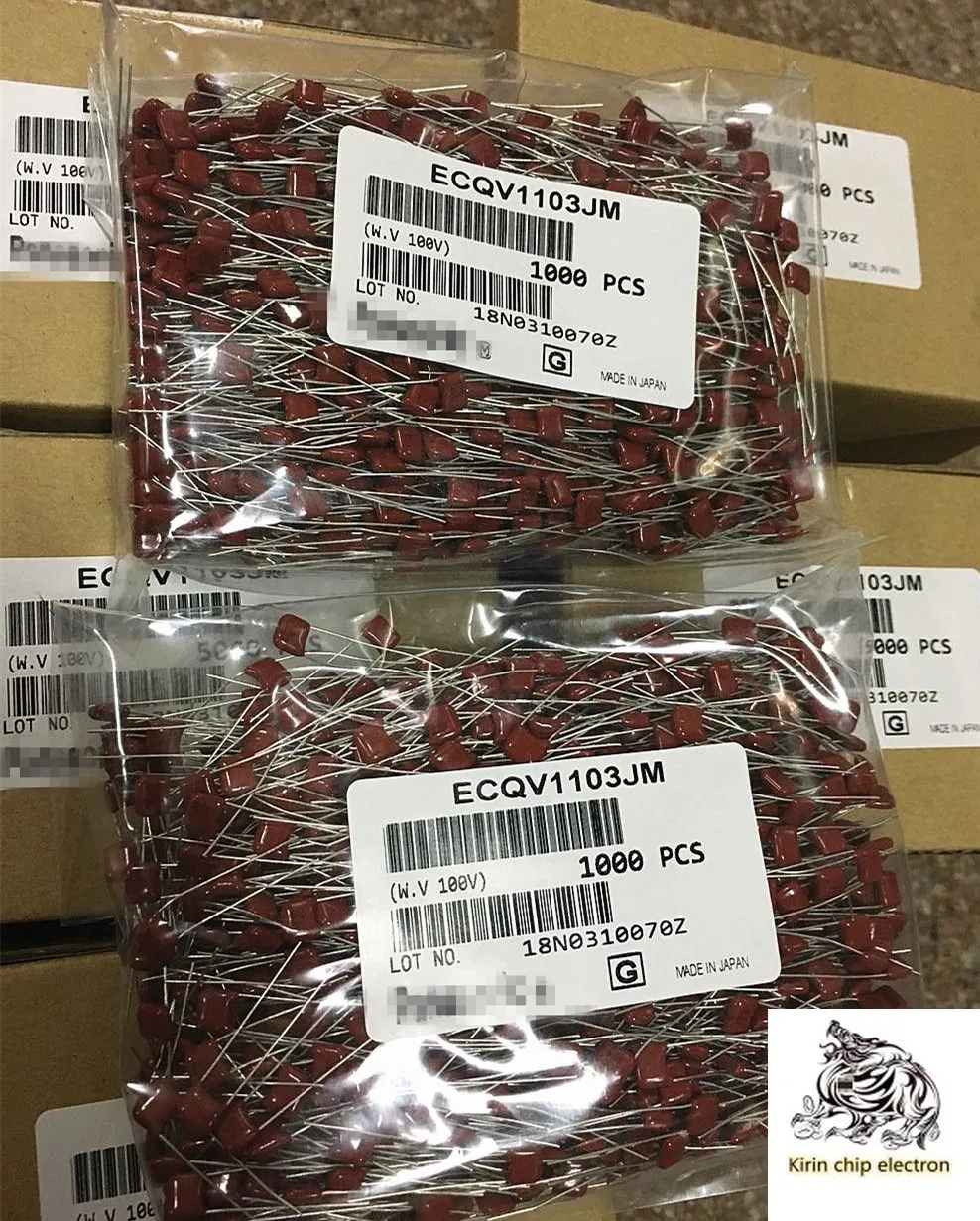 

1000 шт./лот CBB емкость 103J 100V P5MM ECQV1 103J мкФ 10NF 0,01 V P5MM