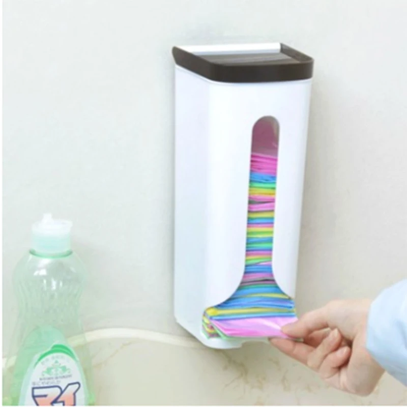 Коробка для хранения мешок кухонного мусора коробка товаров дома Настенная