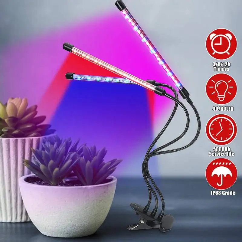 

LED Grow Light Full Spectrum LED Plant Grow Light Veg Bloom Lamp Indoor Plant Growing Light With Control Phytolamp Home Tent