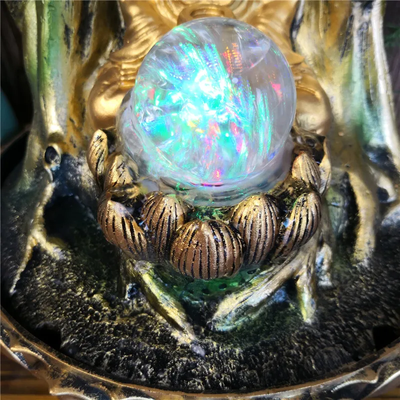 Фэн шуй в помещении светодиодные разноцветные поделки креативные искусственные