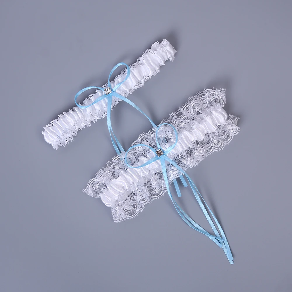 Свадебные Подвязки стразы кружевные цветочные сексуальные подвязки для