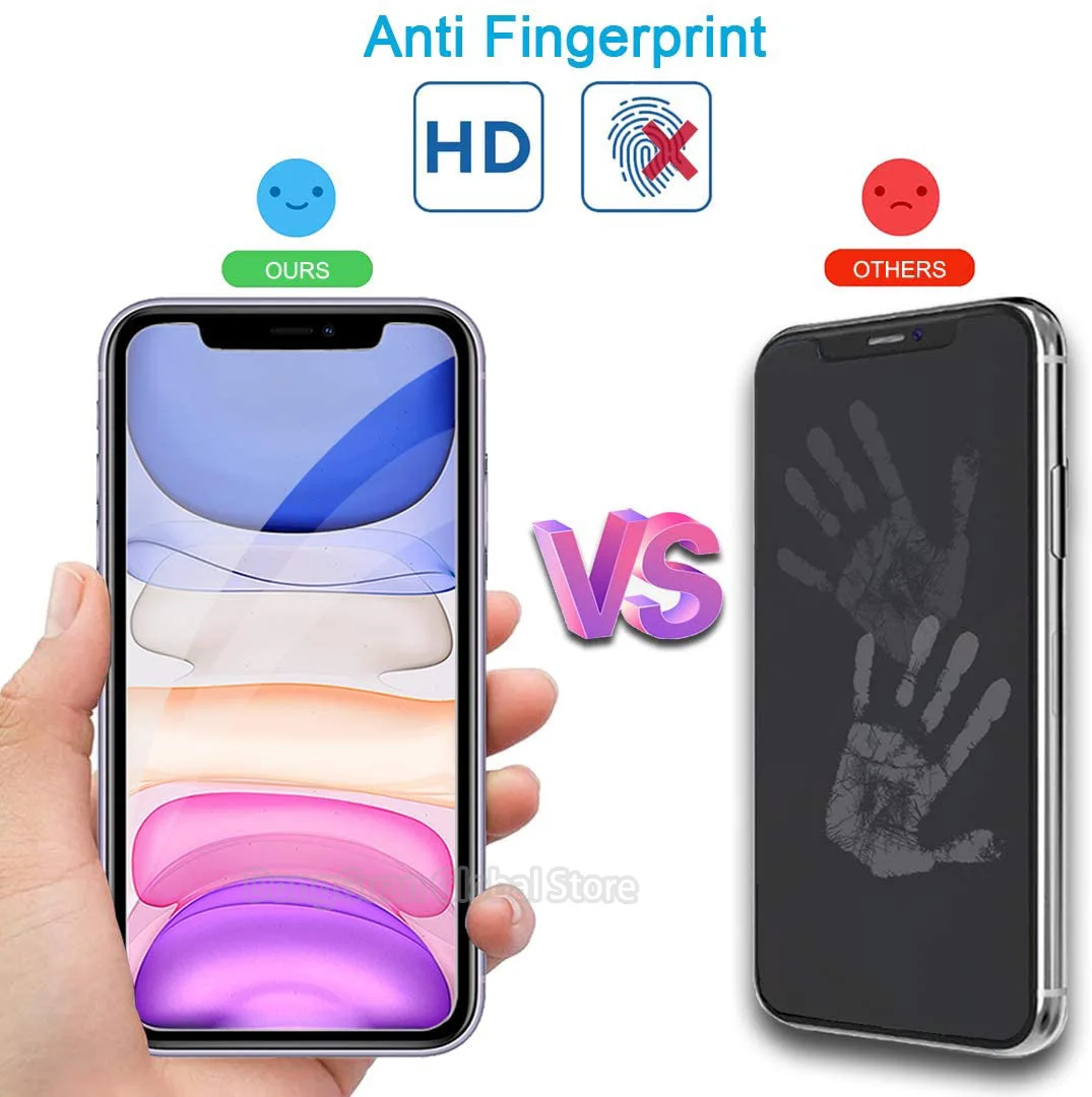 

Protector 4 Pack For Screen iPhone 11 Pro Max XR Tempered Glass Protective Film
