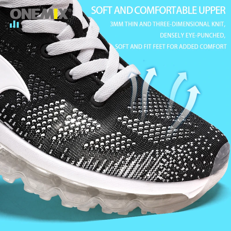 Onemix men's sport running shoes music rhythm sneakers breathable mesh outdoor athletic shoe EU size 39-46 free shipping | Спорт и