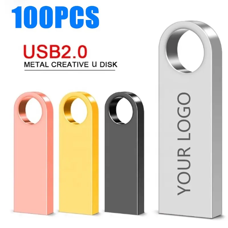 100 шт. свободный изготовленный на заказ логотип USB флэш-накопитель 64 ГБ 32