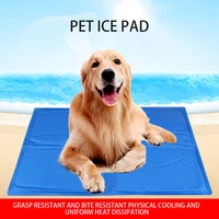 dogs summer cooling mat pet large size ice silk cool bed pet cat breathable blanket cushion puppy kitten indoor sofa floor mat