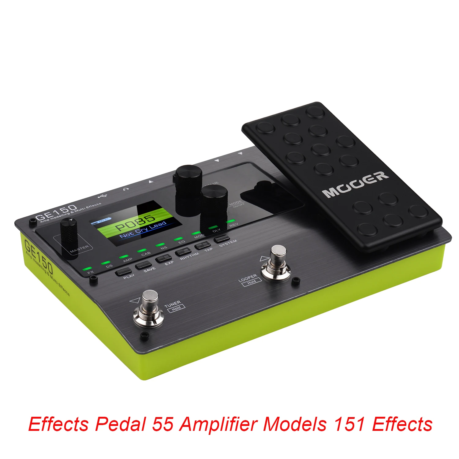 MOOER GE150 Amp моделирование метроном & мульти эффект педаль 55 усилителя 151 эффектами 80s