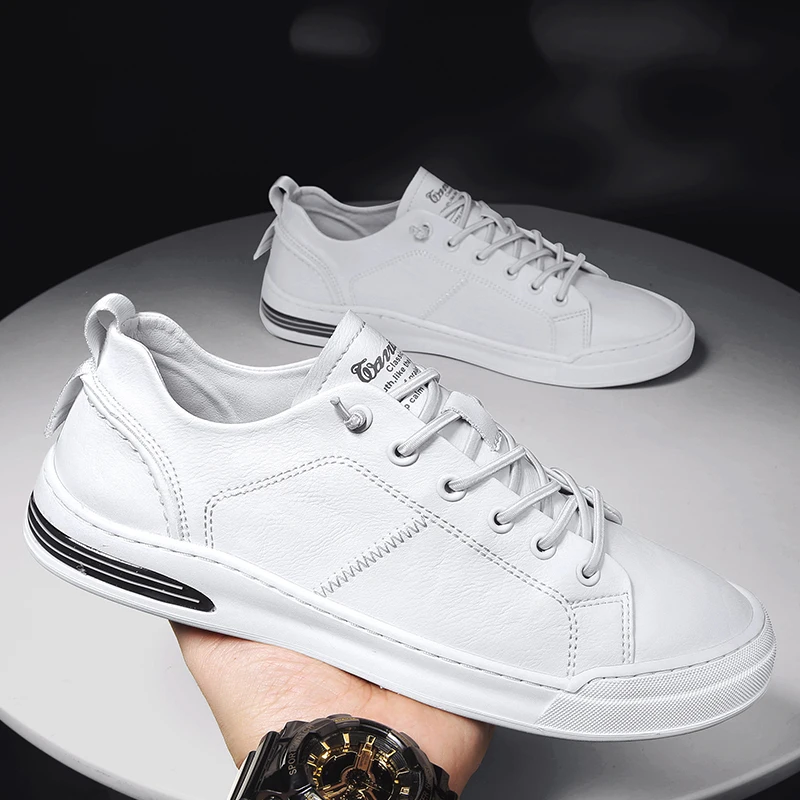 

Spring new products hot style microfiber Piyinglun casual handmade sneakers, men's Korean fashion shoes, casual sports shoes