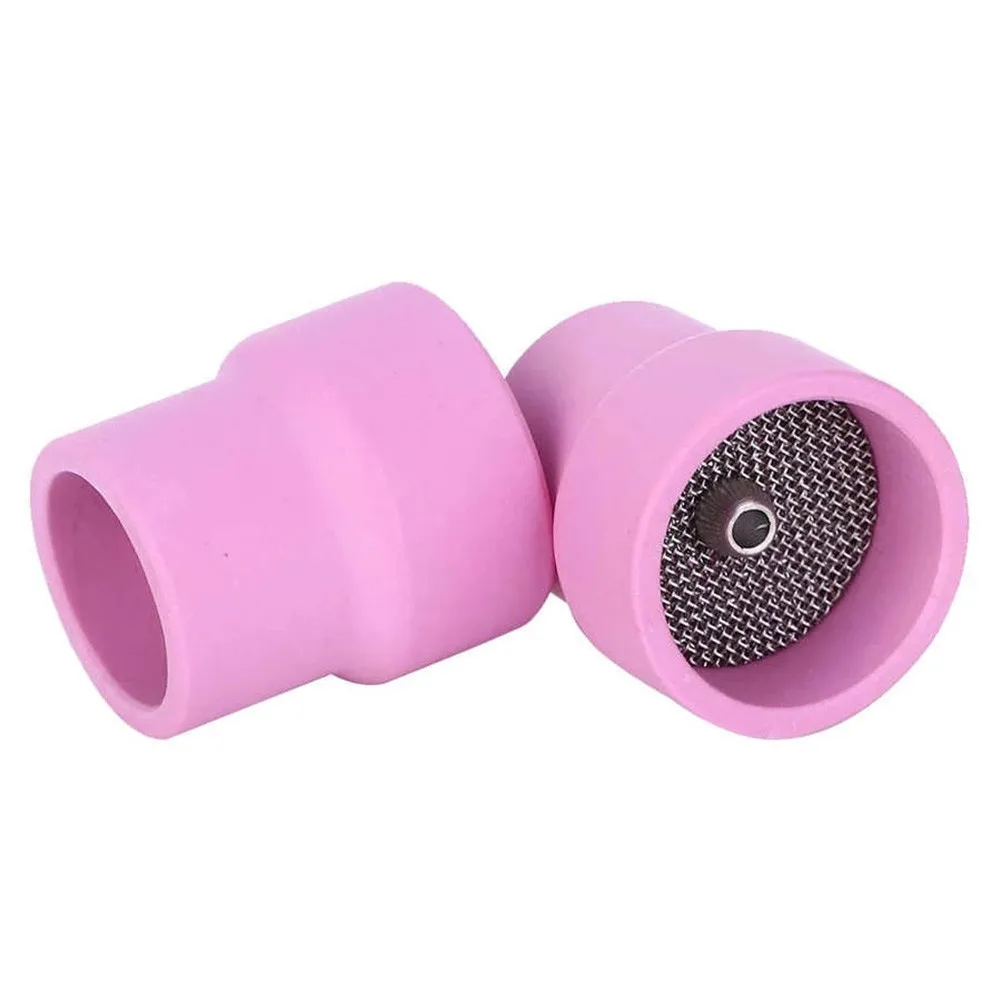 

2 Pcs Ceramic Welding Cup 12# Manual Tool For WP‑17/18/26/9/20 Agon Arc Welding 100% Brand New And High Quality