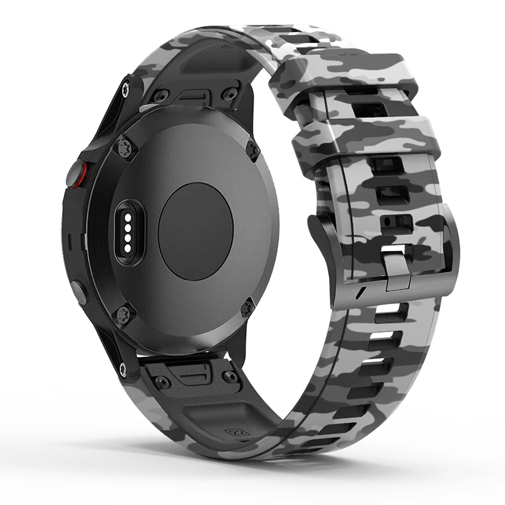 Ремешок силиконовый для смарт-часов Garmin Fenix 6 6X Pro 5X 5Plus 3HR 935 | Электроника