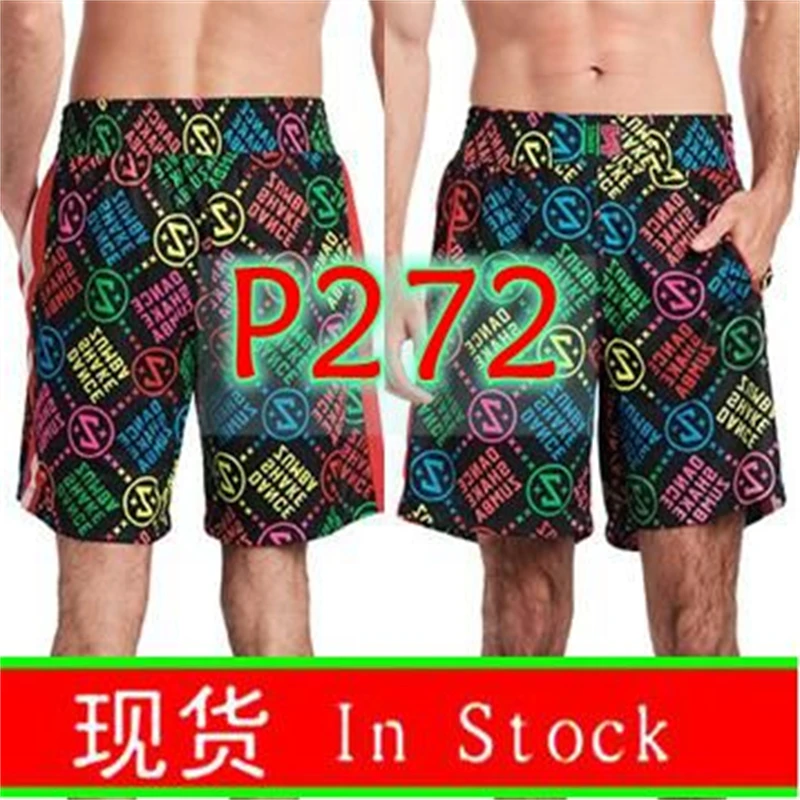 

Одежда для тренировок Zumba, повседневные шорты для йоги и танцев, бесцветные мужские и женские брюки с полностью принтом, 272