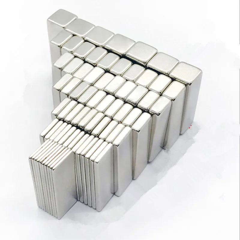 

100pcs 10-15mm neodymium magnet N35 super strong block Square Magnet rare earth permanent magnets NdFeB magnet
