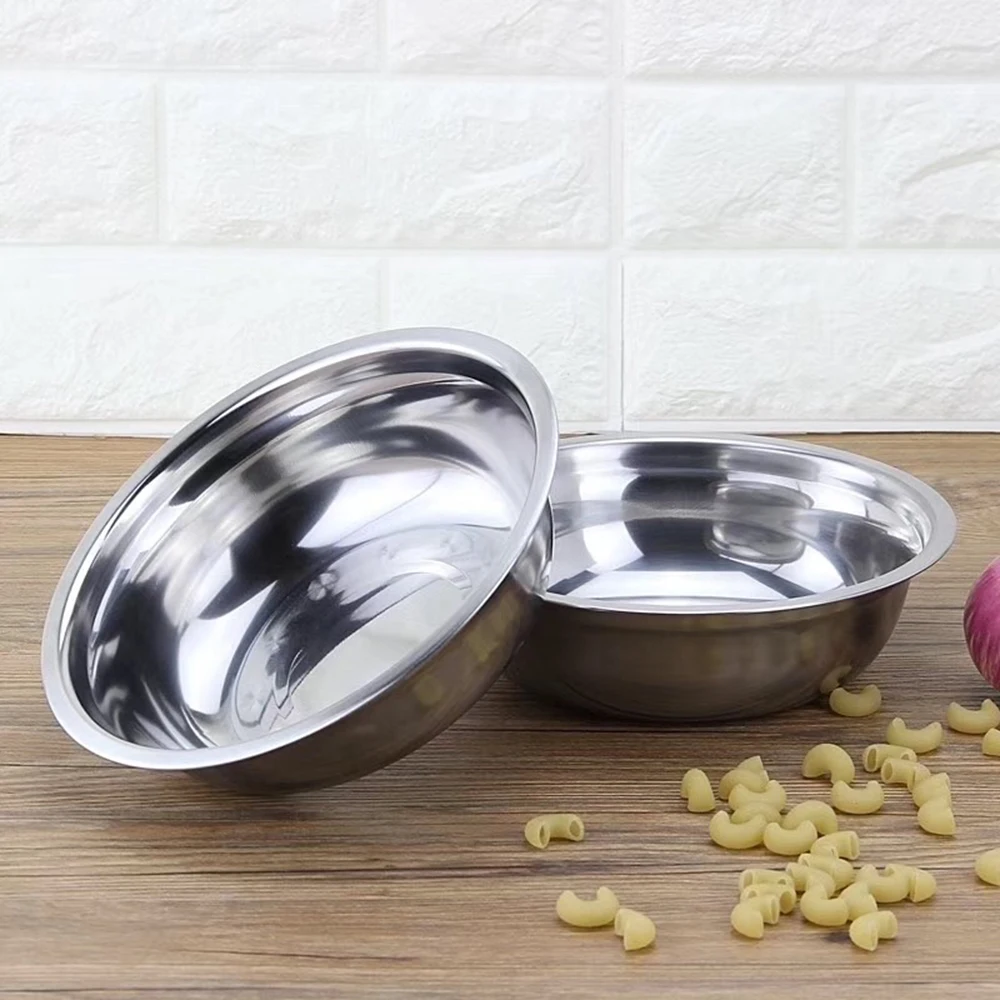 2 шт. Бытовая чаша из нержавеющей стали кухонный ужин в ресторане для супа риса металлическая чаша|Чаши| |