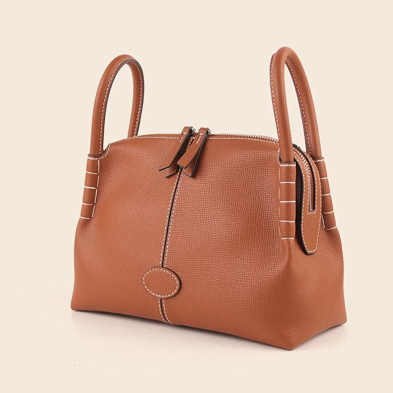 

Women Bag 2020 Genuine Leather Splicing Personality Fashion Designer Luxury New Handbags Crossbody Messenger Shoulder Bags