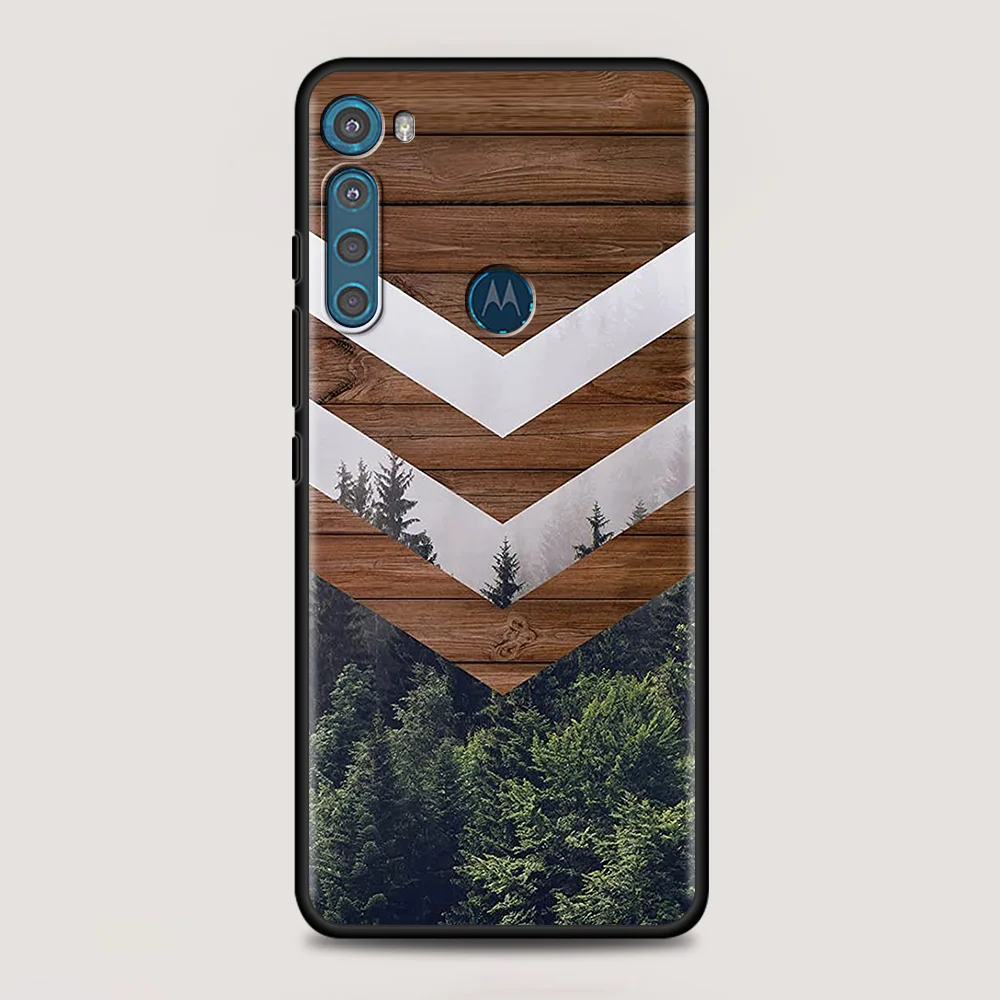 wood nature pattern for motorola one fusion case for moto g10 g9 g8 plus play power one g20 g30 g40 g50 g60 edge 20 phone shell free global shipping