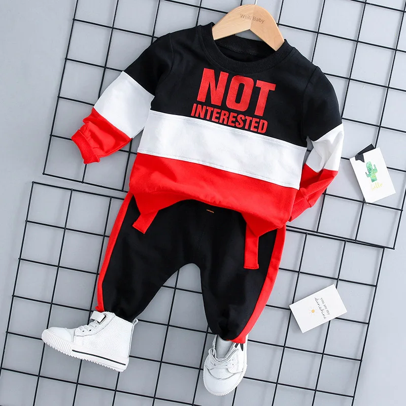 LZH Infant Clothing For Baby Girls Clothes Set 2022 Autumn Spring Newborn Boys T-shirt+Pants 2pcs Suit Costume | Детская одежда и