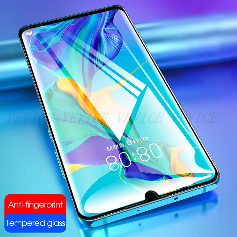 9D взрывозащищенное Закаленное стекло для huawei P30 Lite полное покрытие протектор