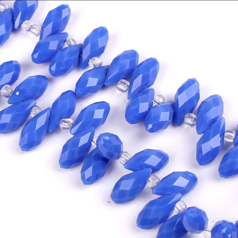 

Top Quality 6X12mm 980pcs Crystal Tear Drop Shape Beads Glass Beads Loose Spacer Round Beads For Jewelry Making DIY more colors