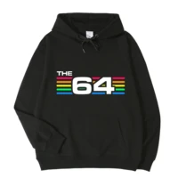rainbow line commodore 64 custom unique print pullover popular high quality pocket hoodie sweatshirt unisex top asian size