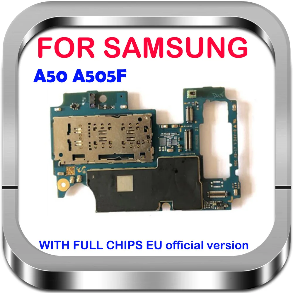 Оригинальная разблокированная материнская плата для Samsung Galaxy Tab A50 A505F A505FN 64 ГБ 128 с