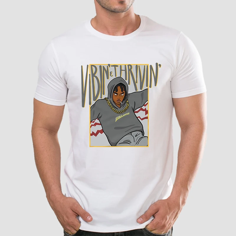 

Wholesale Vibin N Thrivin Shirt Match J 3 Retro "Cool Grey" Sneaker Unisex Streetwear T Shirt For Men 2021 Vintage Graphic Tee