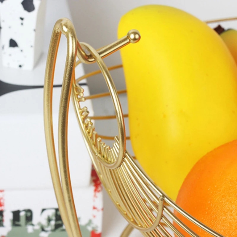 

Nordic Creative Fruit Basket Snack Storage Basket Personalized Home Fruit Tray Desktop Snack Storage Basket