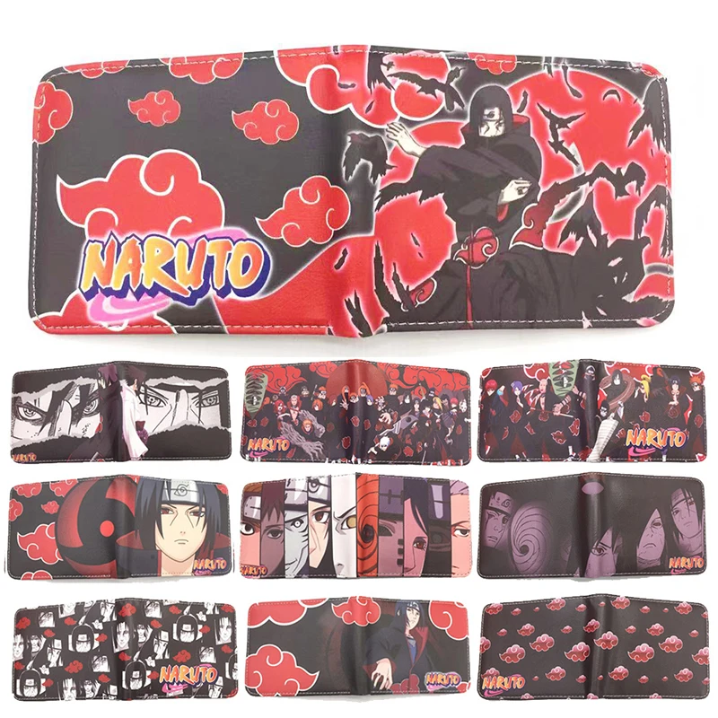 Кошелек из аниме Наруто Акацуки персонажи мультфильмов фигурки Итачи учихи