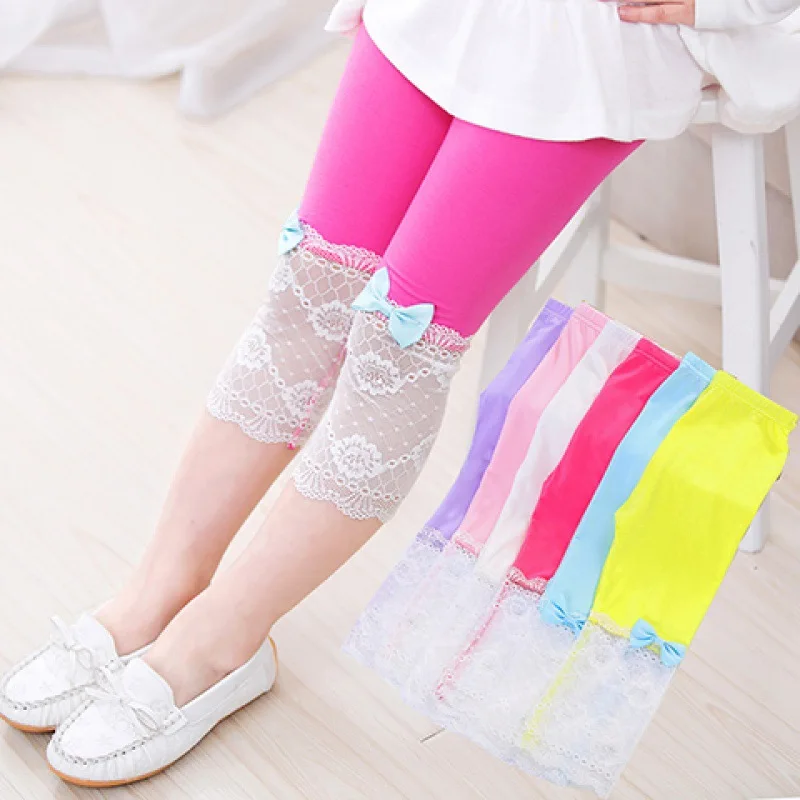 Лидер продаж летние леггинсы для девочек 3 9 лет детская одежда мягкие