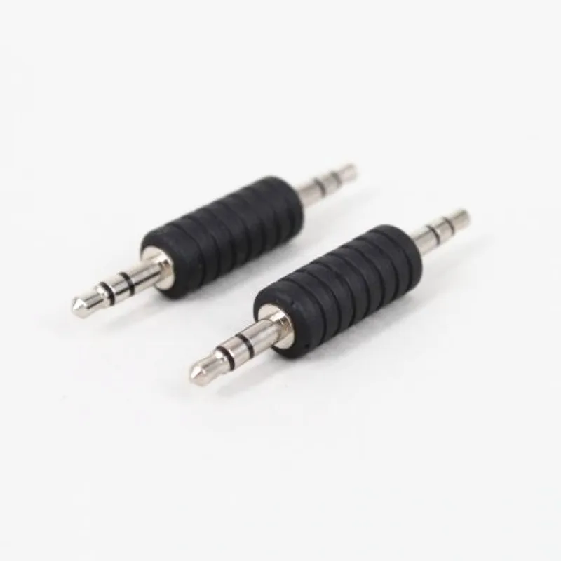 10pcs/lot Nickel Plated 3 Pole 3.5mm Audio Cable Adapter Male To Stereo Aux Plug Straight Converter For MP3 Connector | Обустройство