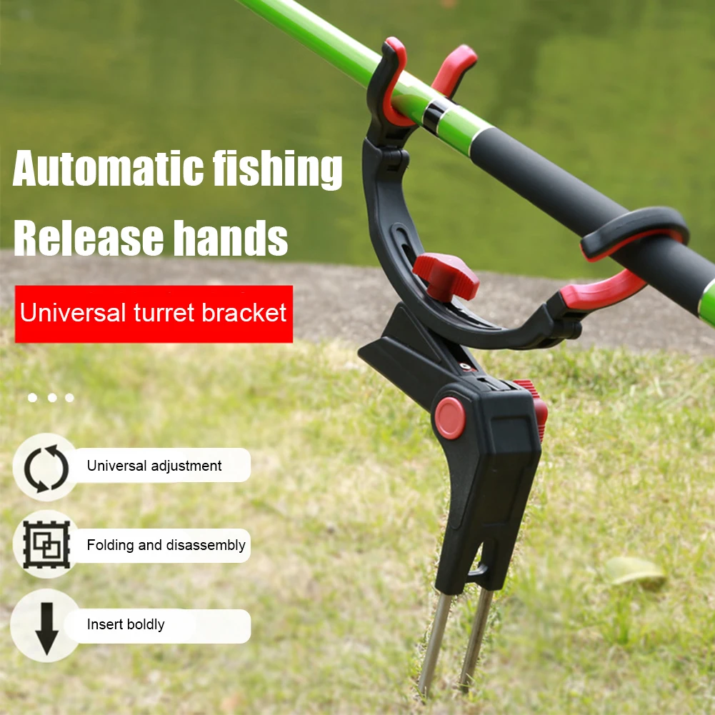 

Fishing Rod Holder 360 Degree Adjustable Universal Fishing Rods Stand for Bank Fishing Rod Holder Sea Lake Fishing Tackle