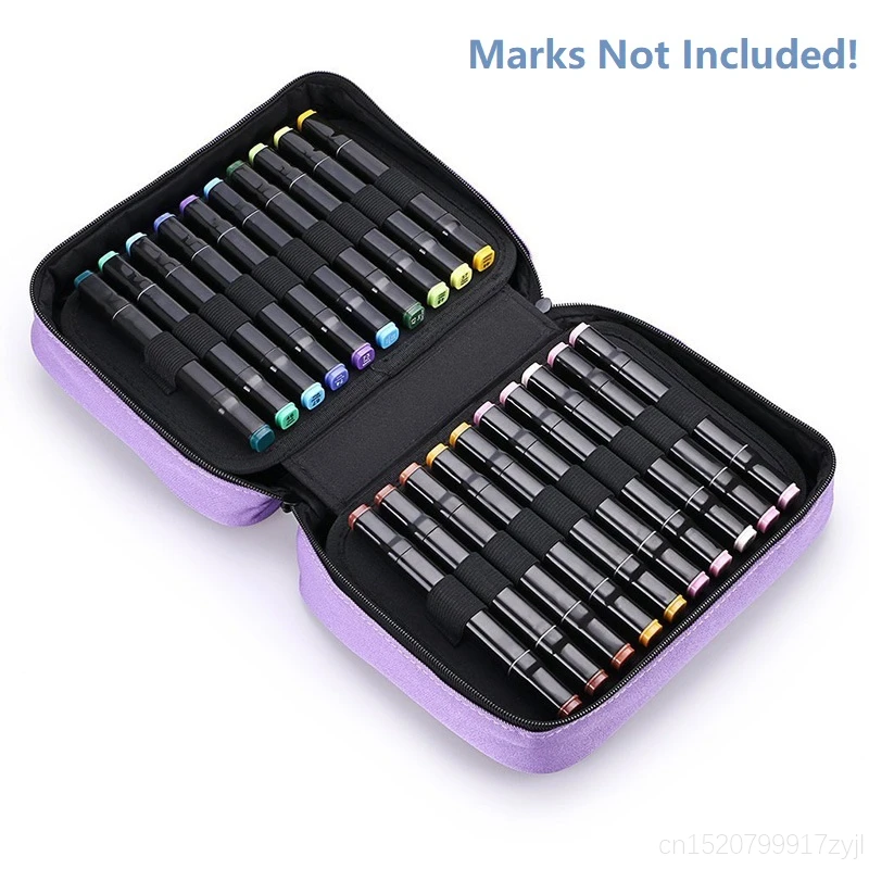 Чехол для художественных маркеров на холсте 60 слотов чехол переноски Холщовый