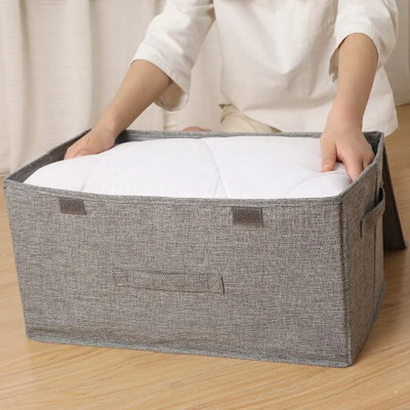 

Foldable Storage box Anti-mold Organizers Large Boxes for storage Clothes Blankets organizador storage box
