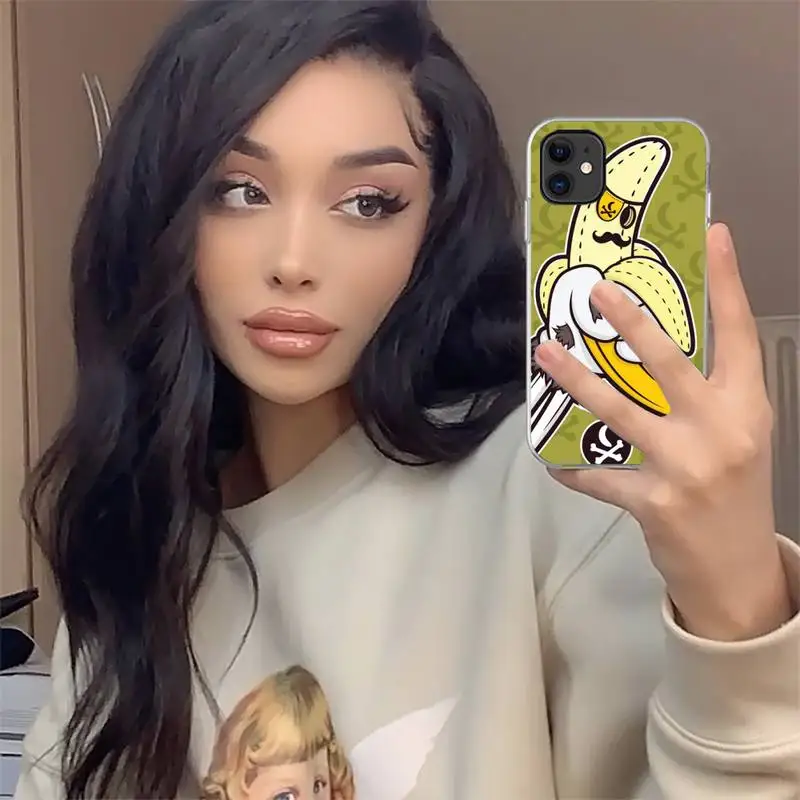 

Yellow Banana Cartoon funny Fruit luxury shell Phone Case cover For iphone 12 mini 5 5s 5c se 6 6s 7 8 plus x xs xr 11 pro max