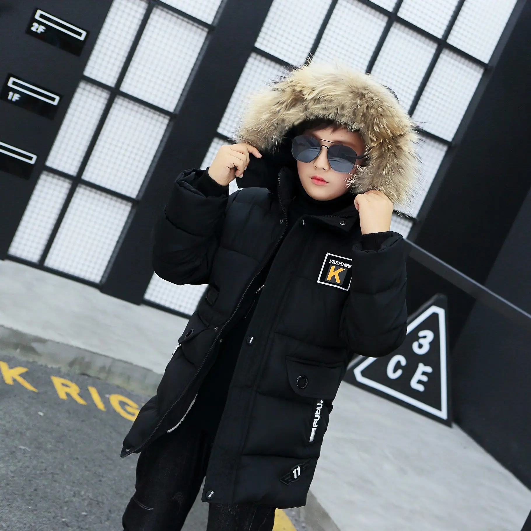 Детская зимняя куртка на мальчика парка 12 одежда 13 мальчиков 14 зимние Костюмы 15 16