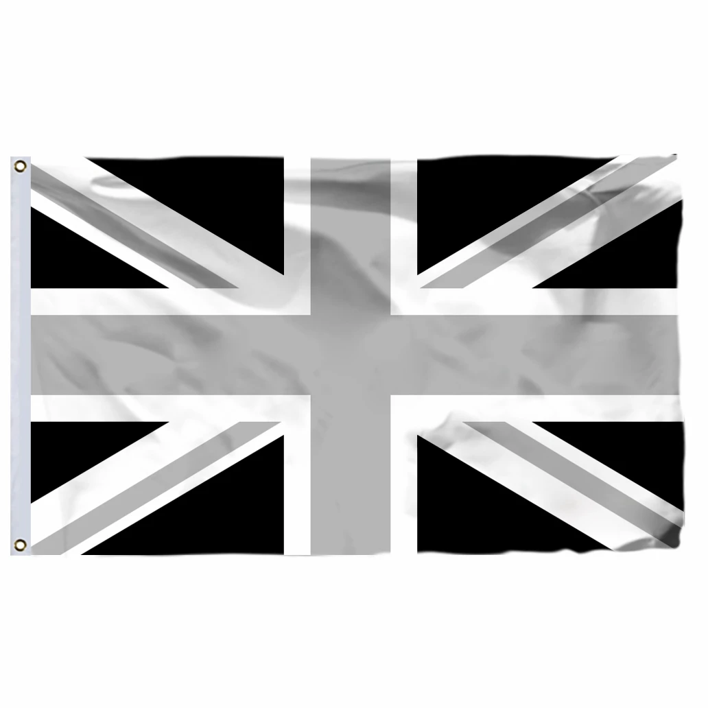 

British dark gray Flag 90x150cm 3x5ft 4x6ft Office Activity Parade Festival Home Decoration